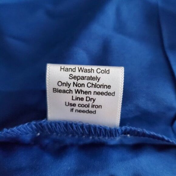 NWT NSR Royal Blue Metallic Dot Plunging V-Neck Midi Dress Sz S Cocktail Holiday - Picture 13 of 13